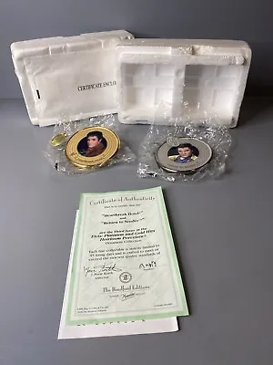 2qty Elvis Presley Collectors Ornament Plate 2006 Bradford Collection  W/COA • $30