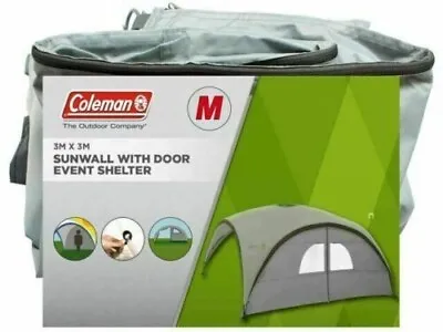 Coleman Sunwall With Door For 3m X 3m (10x10ft) Medium /Event Shelter Pro M • £33.99
