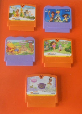 $16.99 • Buy Lot Of 5 Disney VTech V.Smile Learning System Games Cartridges