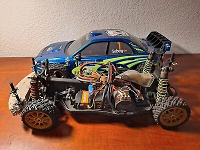 Team Losi XXX4 4X4 Rally RC Sabaru Body With Savox 258TG ServoCastle ESC & More • $439.99