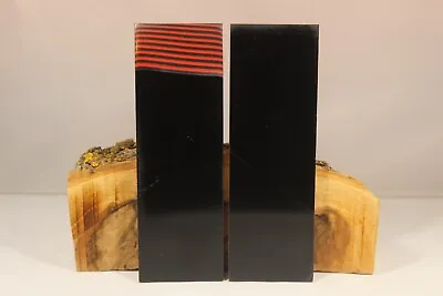2 Pcs Red/black G-10 Knife Handle Material Blank Scales G10 • $15