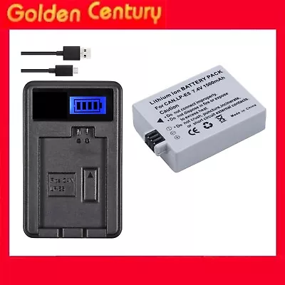 For Canon LP-E5 Battery And Charger For 1000D EOS 450D EOS 500D - Compatible • $32.35