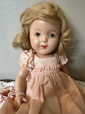 Antique Princess Elizabeth Doll Madame Alexander Composition Tagged Dress 13  • $95