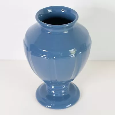 Haeger Pottery Vintage 1997 #935-16 Blue Pedestal Vase 10  Small Chip At Base • $19.99