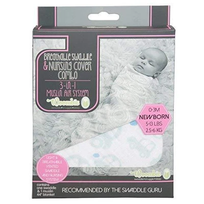 $71.12 • Buy Woombie Swaddle - Muslin Air System - 3-in-1 Breathable Swaddle And Nursing C...
