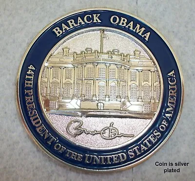 $19.95 • Buy US President Barack Obama Coin Challenge Coin White House POTUS 44 Medallion