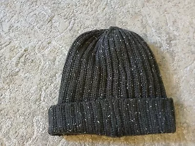 Mens Beanie Craghoppers M / L Hat Wool Acrylic Medium Large Winter Wear Grey • £4.99