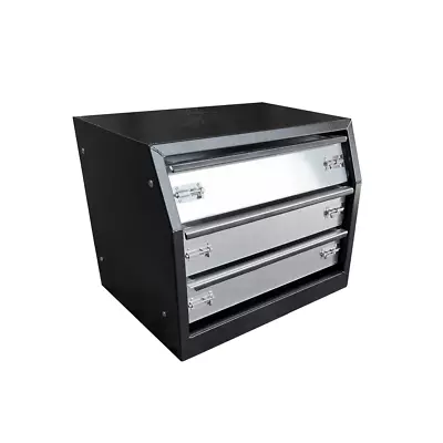 $350 • Buy 60 X 43 X 45cm Black 3 Drawer Unit Ute Truck Tool Box Canopy Caravan Tool Box