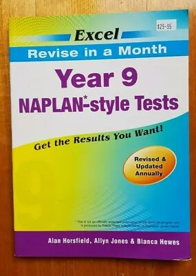 Excel Revise In A Month Year 9 Naplan-style  Tests  • $16