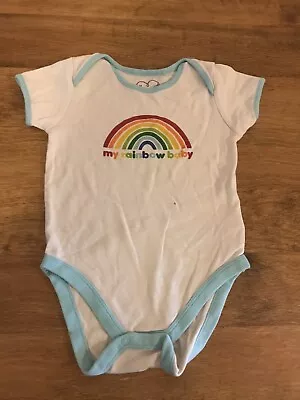 Little Bird Rainbow Baby Vest 12-18 Months • £4