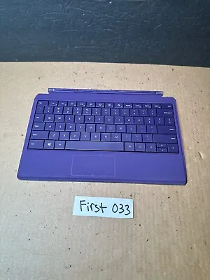 Microsoft 1561 Surface Pro 2 Purple Slim Magnetic Keyboard Folio For Surface RT • $28.90
