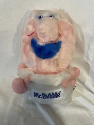 Vintage 80s Mr. Bubble Plush Russ Stuffed Animal Character Rare Promotional Item • $18