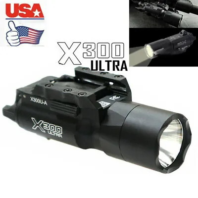 LED X300U-A Flashlight Weapon Light Mount For Handgun Hunting Pistol Light Torch • $38.58