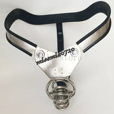 Metal Full Male Chastity Belt Stainless Steel Y-Type Enforcer Light Edition New • $105.08