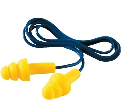 3M EAR UF-01-000 Ultrafit CORDED Reusable Pre Moulded Ear Plugs ONE Pair • £2.55