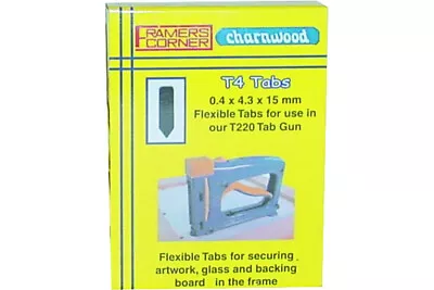 Replacement Flexible Tabs For The Picture Frame Assembly Tab Gun (2500 Tabs) • £8.67