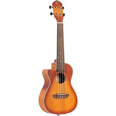 Ortega Earth RUDAWN-CE-L Left-Handed Acoustic Electric Concert Ukulele Sunburst • $169.99