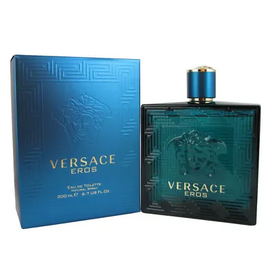 Versace Eros By Gianni Versace Eau De Toilette Cologne For Men 6.7 OZ  New • $74