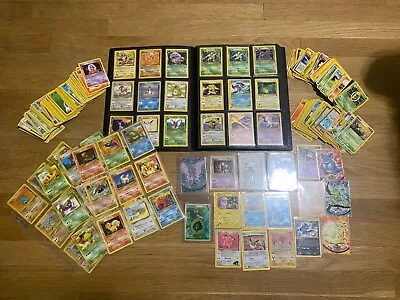 $6.66 • Buy Huge Pokemon Cards 500+ Lot Vintage Binder WoTC Holo Shadowless First Edition 