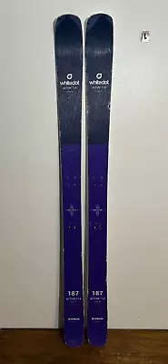 2022 Whitedot Altum 114 Rocker Twin-Tip Powder Skis 187 Cm. FRESH TUNE!!! • $95