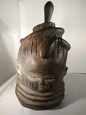 AUTHENTIC AFRICAN FEMALE SANDE SECRET SOCIETY MASK - Museum Exhibited Collection • $975