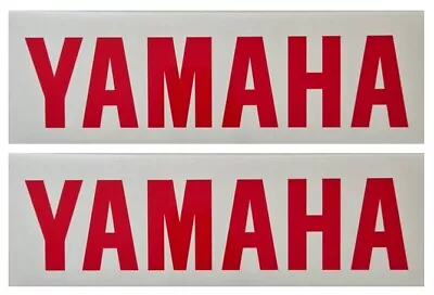 2 X Yamaha Tank Fairing Decal Stickers 200mm X 48mm Oracal 651 Gloss Red R6 R1 • $4.96