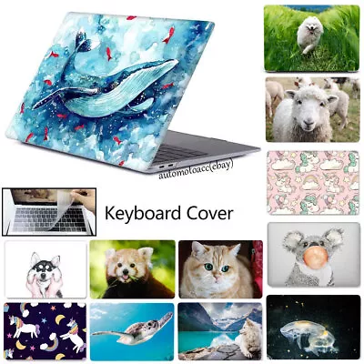 Color Animals Case For Macbook M3 Air 15 13 Pro 16 14 11 12 Inch +Keyboard Cover • £27.58