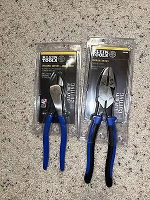 Klein Tools J2000-9ne Side Cut Plier 9 In Hd 3ly16 • $15.50