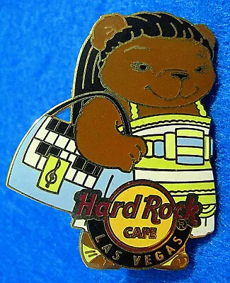 LAS VEGAS HANDBAG BEAR SERIES BAG DESIGN PIANO KEYBOARD Hard Rock Cafe PIN LE • $14.99