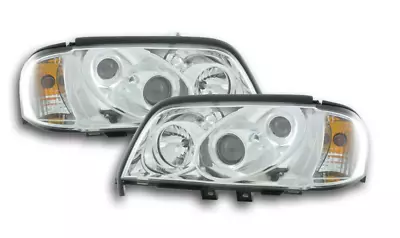 FK LED DRL Halo Headlights Mercedes C-Class W202 Chrome 202 LHD • $357