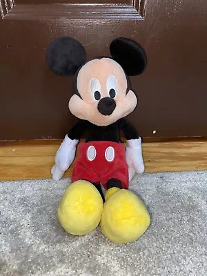 Disney Park World Land Mickey Mouse Plush Stuffed Animal 12  Authentic • $10.39