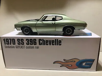 Chevelle Guycast Seamist Green Ss 396 1970 Chevrolet 1/18 Acme 396  A1805505gc • $199.99