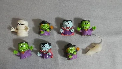 Vintage Halloween Rubber Finger Puppets Vampire Mummy Witch Monster Lot Of 7 GpB • $12