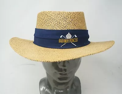 Bahamas Princess Straw Golf Hat Medium/Large Size GREAT SHAPE! • $9.99