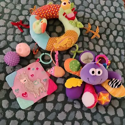 £6.50 • Buy Latitude Enfant Circle Toy And Lamaze, Nuby And Textured Balls