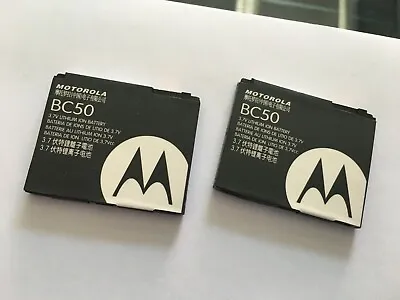 2PCS Motorola BC50 Battery - KRZR K1 L6 ROKR Z6 L7 V3x VE66 Z3 RIZR • $19
