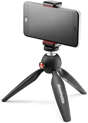 Manfrotto MKPIXICLAMP-BK  Mini Tripod With Universal Smartphone Clamp For With • £36.39