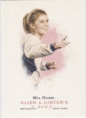 MIA HAMM 2007 Topps Allen & Ginter's #272 SOCCER CARD Team USA Women's RARE MINT • $222