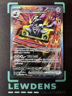 Revavroom Ex - 224/197 - Special Illustration Rare Obsidian Flames Pokemon Card • $9.95