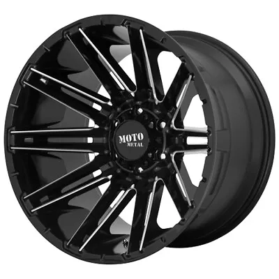 MOTO METAL MO998 KRAKEN 20X10 6x139.7 Offset -18 Gloss Black Milled (Qty Of 1) • $385