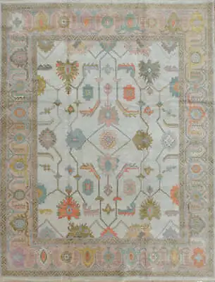 Multi Size Contemporary Oushak Rug Soft Pink Accent 5x8 6x9 8x10 9x12 10x14 • $2590