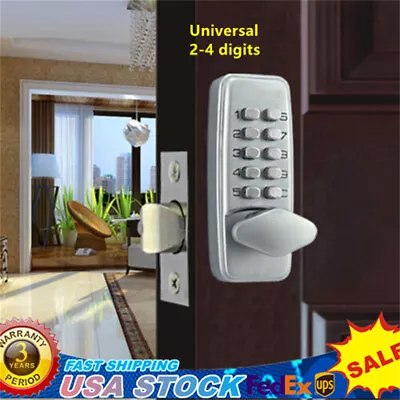 Mechanical Digital Door Lock Keyless Code Combination Deadbolt Lock Full Set USA • $46.92