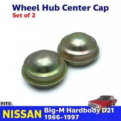 Hub Caps Center Wheel Pair Fits Nissan Hardbody D21 Pickup 1986-97 Urvan E24 D06 • $37.37