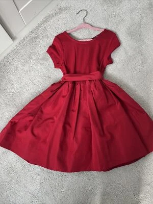 £17.50 • Buy Beautiful Girls Ralph Lauren Polo Red Party Dress Age 5
