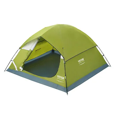 VEVOR Camping Tent Camp Tent 214x214x122 Cm For 3 Person Waterproof Lightweight • $78.99