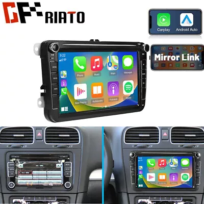 8Inch Wireless Carplay Car Radio For VW Volkswagen Jetta Golf 5 6 Passat MP5 GPS • $44.99