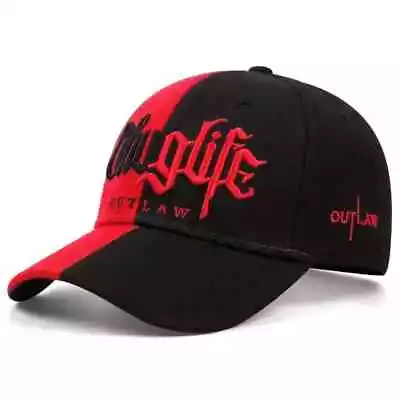 2x RED BLACK USA THUG LIFE OUTLAW GANGSTER BASEBALL CAPS Sealed Brand New(TOP13) • $22.95