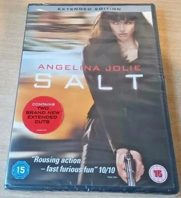 Salt - 2010 - DVD - Angelina Jolie - Liev Schreiber - Extended Edition - Sealed • £4.99