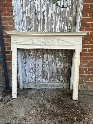 £195 • Buy Beautiful Early Victorian Adam’s Style Wooden Fireplace Surround.