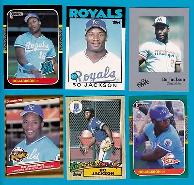Bo Jackson Card Lots U Pick Topps Single Rookie Donruss Rr Ud 1986 -1990 Royals • $0.99